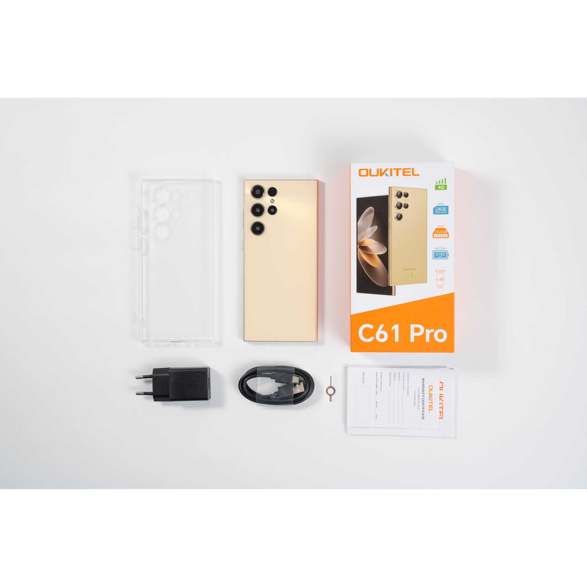 Telefon mobil Oukitel C61 Pro, 6.88