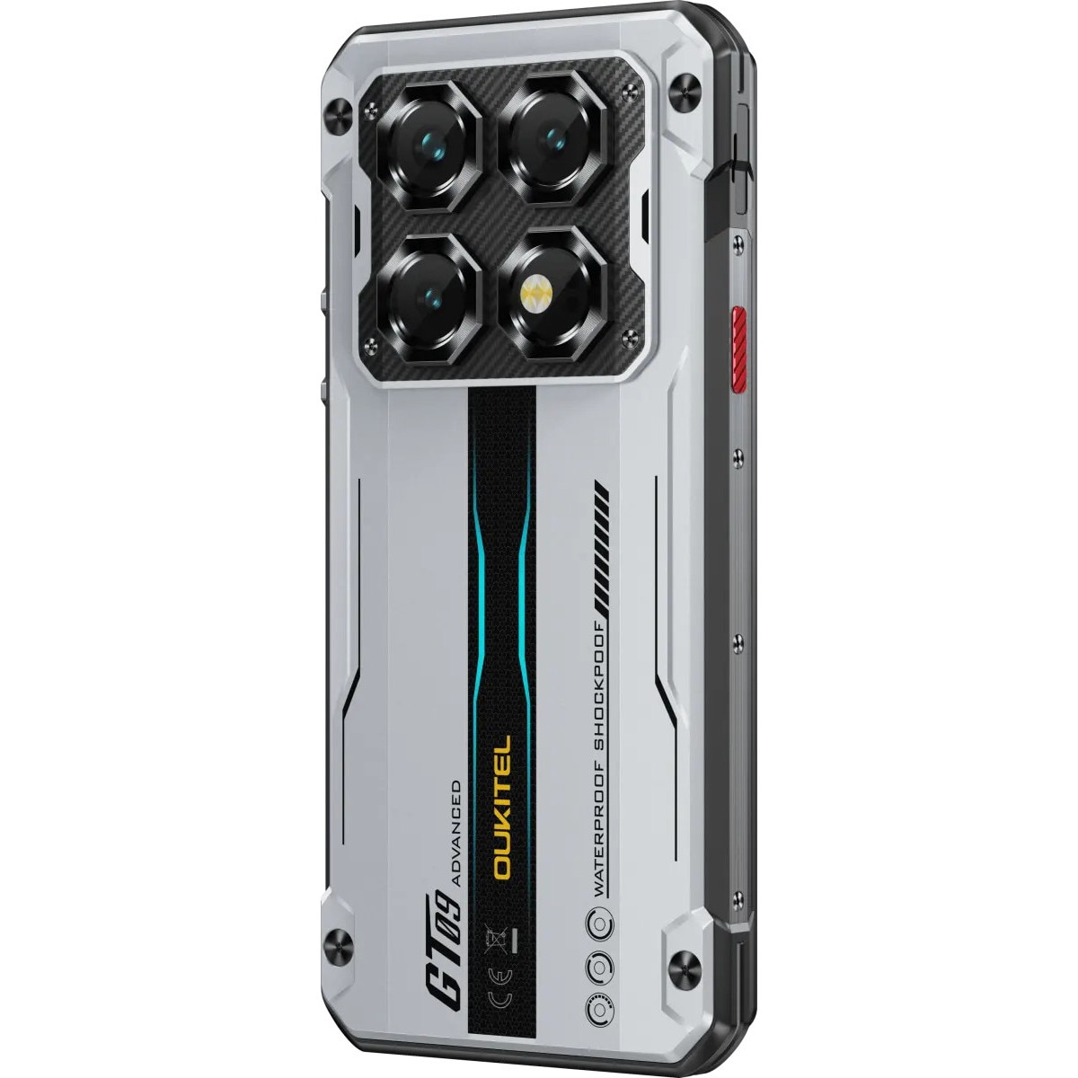 Telefon mobil Oukitel WP60, 5G, 7.2", 512GB/12GB, 10000mAh, Argintiu