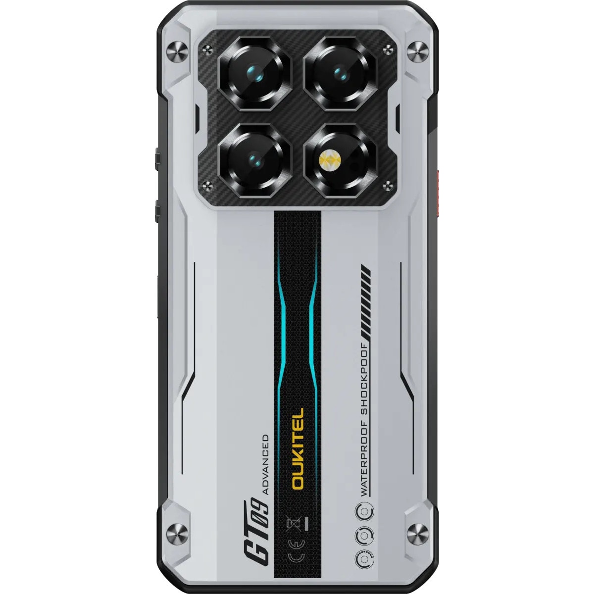 Telefon mobil Oukitel WP60, 5G, 7.2", 512GB/12GB, 10000mAh, Argintiu