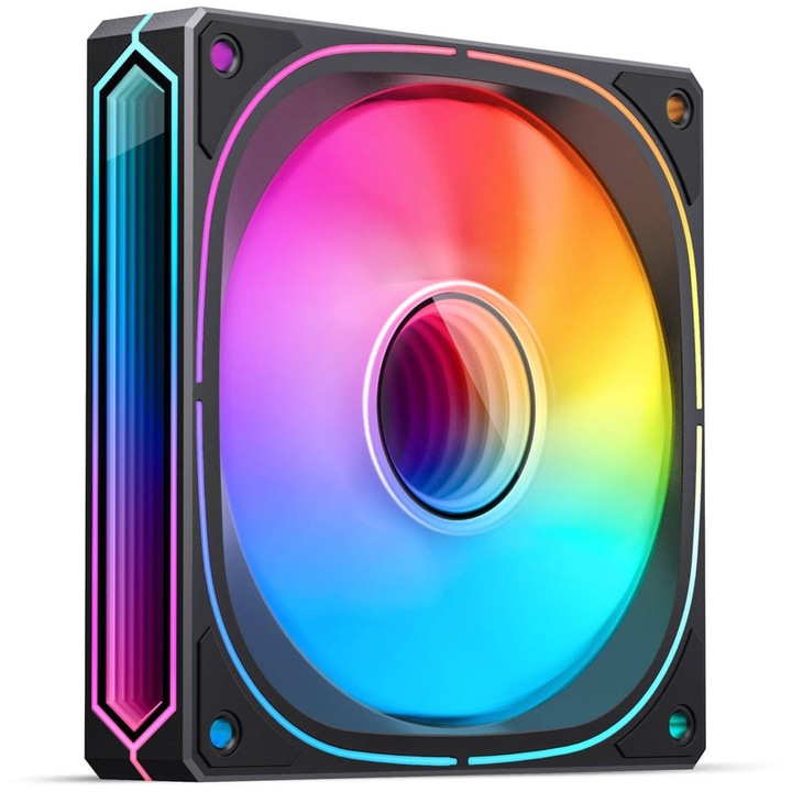 Jonsbo FR-505 ventilator, 120mm, PWM, ARGB, efect Infinity Mirror, negru