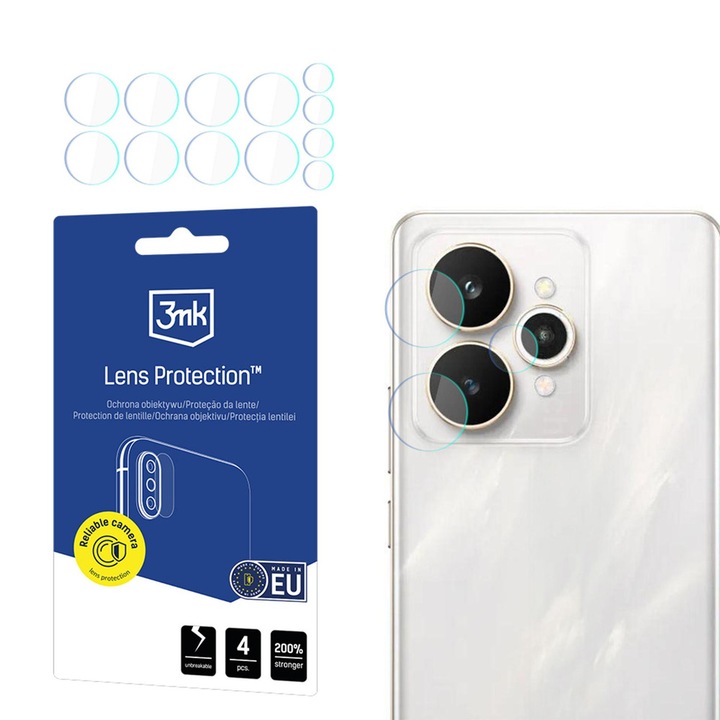 3MK Lens Protection kameralencsevédő Realme 15 5G készülékhez (4 db)