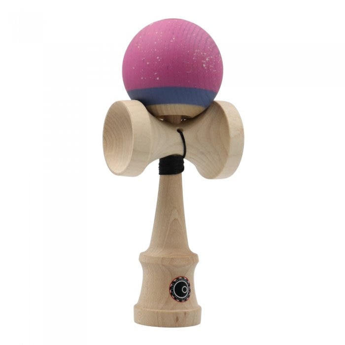 Kendama, OKendama, seria Splatter Revo Ash, roz/albastru, lemn de ...