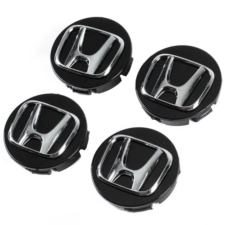 PBauto felnikupak készlet, Honda, könnyűfém felnikhez, 69 mm, fekete, 4 darab