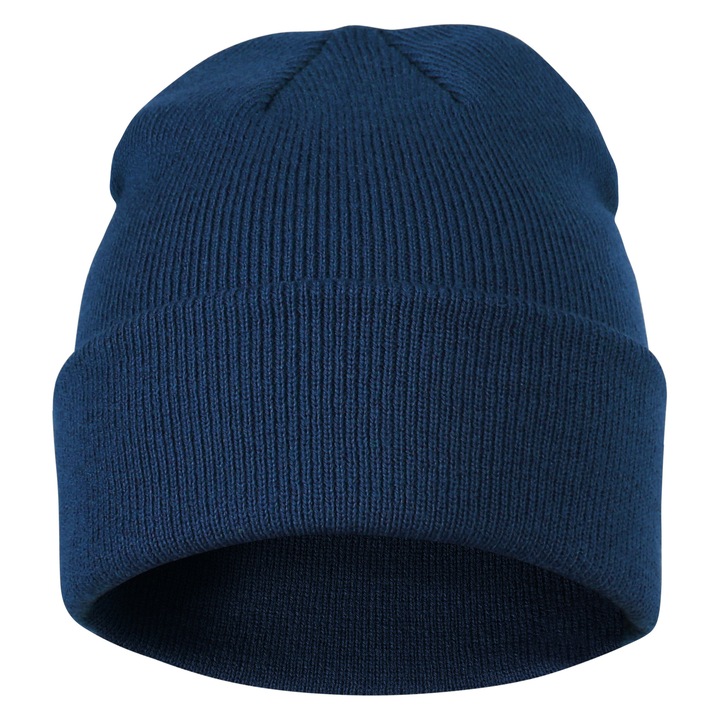 Caciula dama, Geravian, calduroasa, albastru inchis