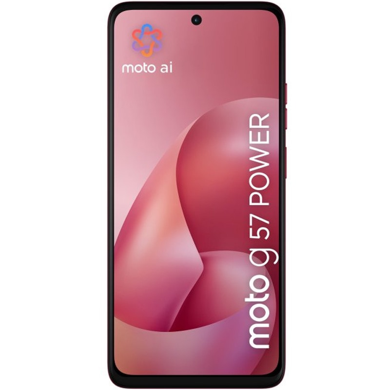 Telefon mobil Motorola Moto g57 Power, 12GB RAM, 256GB, 5G, Pantone Pink Lemonade