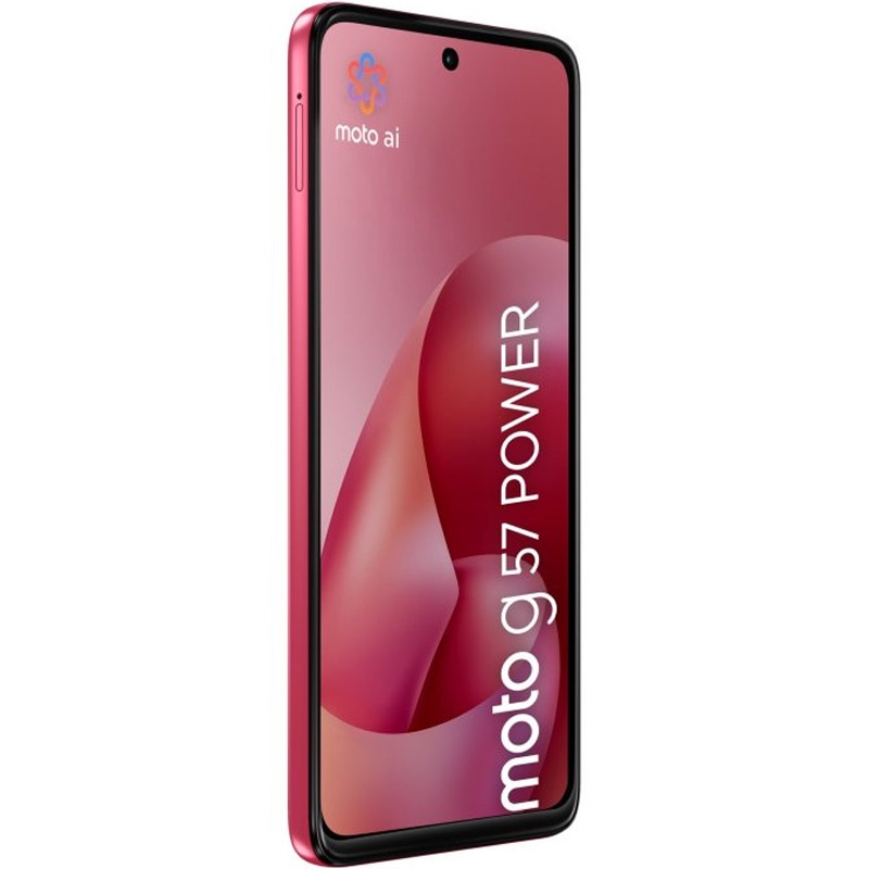 Telefon mobil Motorola Moto g57 Power, 12GB RAM, 256GB, 5G, Pantone Pink Lemonade