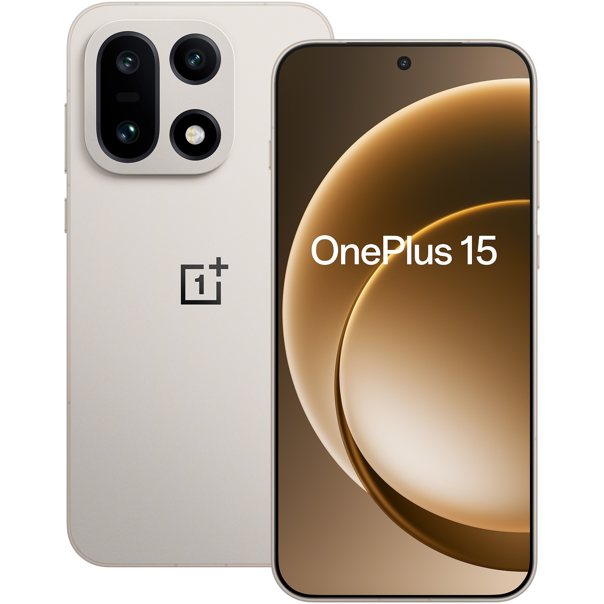 スマートフォン本体 OnePlus 15 12GB RAM 256GB ROM Sand Storm Telefon mobil OnePlus 15, Dual SIM, 12GB RAM, 256GB, 5G, Sand