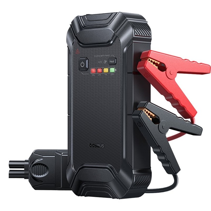 Jump Starter/Power Bank BASEUS 5000A, 12000 mAh, PrimeTrip VJ1, черен