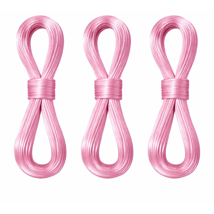 Set 3 ate Kendama groase, roz, 60cm