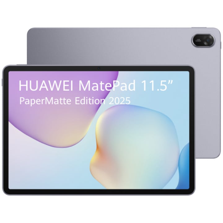 Tableta HUAWEI MatePad 11.5" PaperMatte Edition 2025, 8GB RAM, 256GB, Wi-Fi, Gray