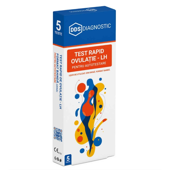 Test rapid de ovulatie - LH, format banda (urina), AUTOTESTARE, 5 T/KIT