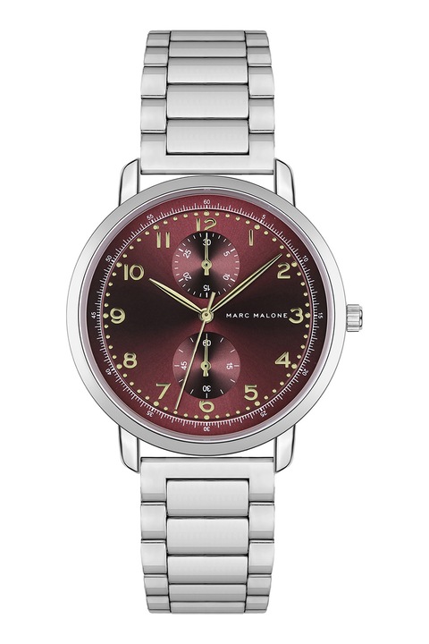 Marc Malone, Часовник от неръждаема стомана, Сребрист