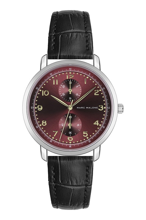 Marc Malone, Часовник с кожена каишка, Черен