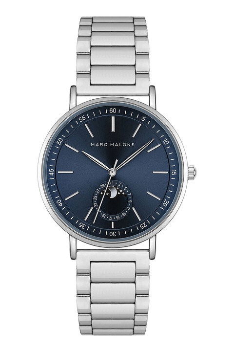 Marc Malone, Часовник от неръждаема стомана, Сребрист