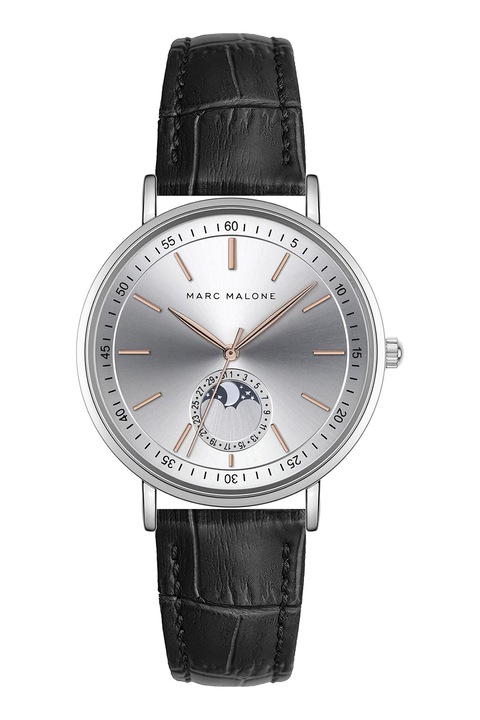 Marc Malone, Часовник с кожена каишка, Черен