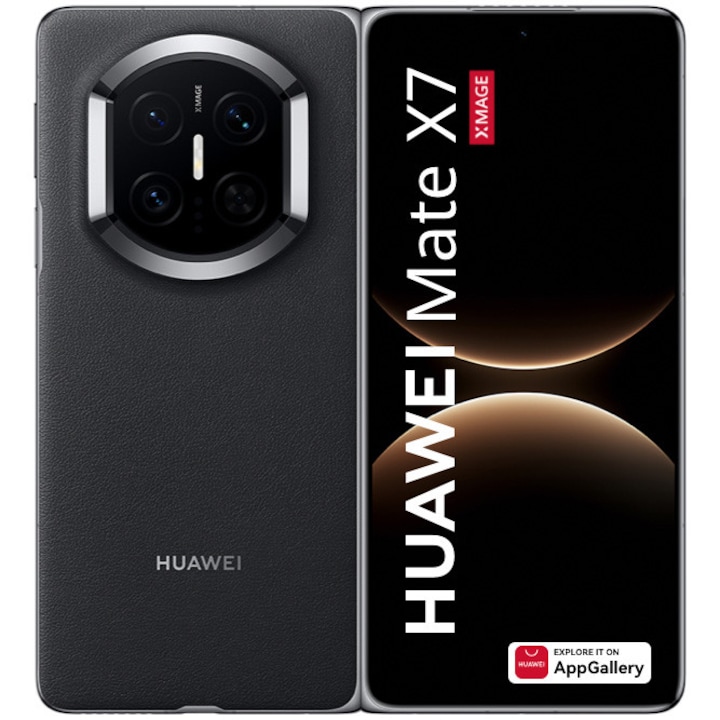 Telefon mobil Huawei Mate X7, Dual SIM, 16GB RAM, 512GB, Black