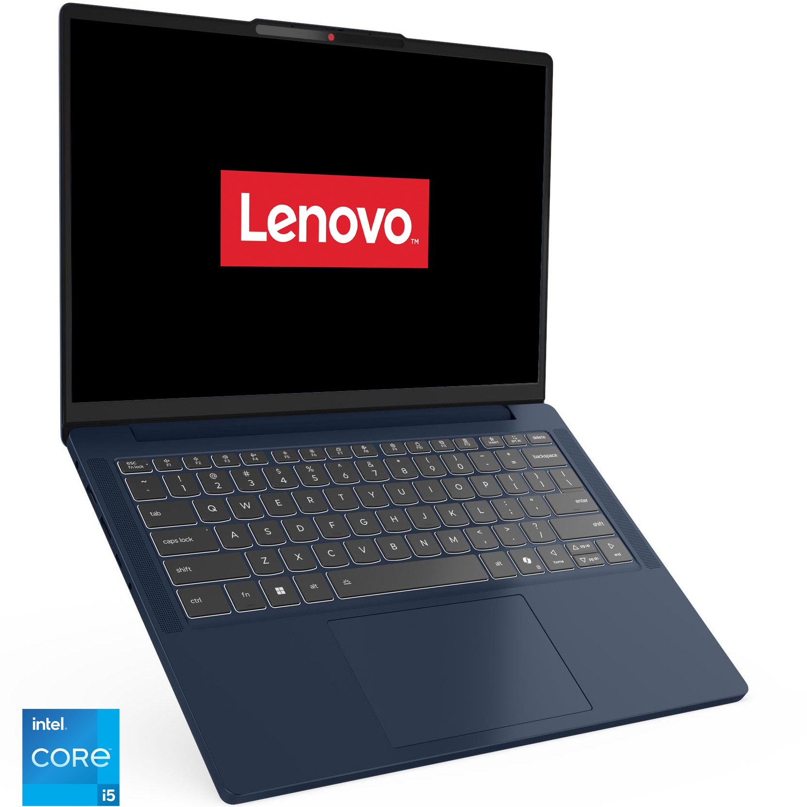 Laptop Lenovo IdeaPad Slim 3 14IRH10 cu procesor Intel® Core i5-13420H pana la 4.6GHz, 14" WUXGA, OLED, 16GB DDR5 RAM, 1TB SSD, Intel® UHD Graphics, No OS, Cosmic Blue