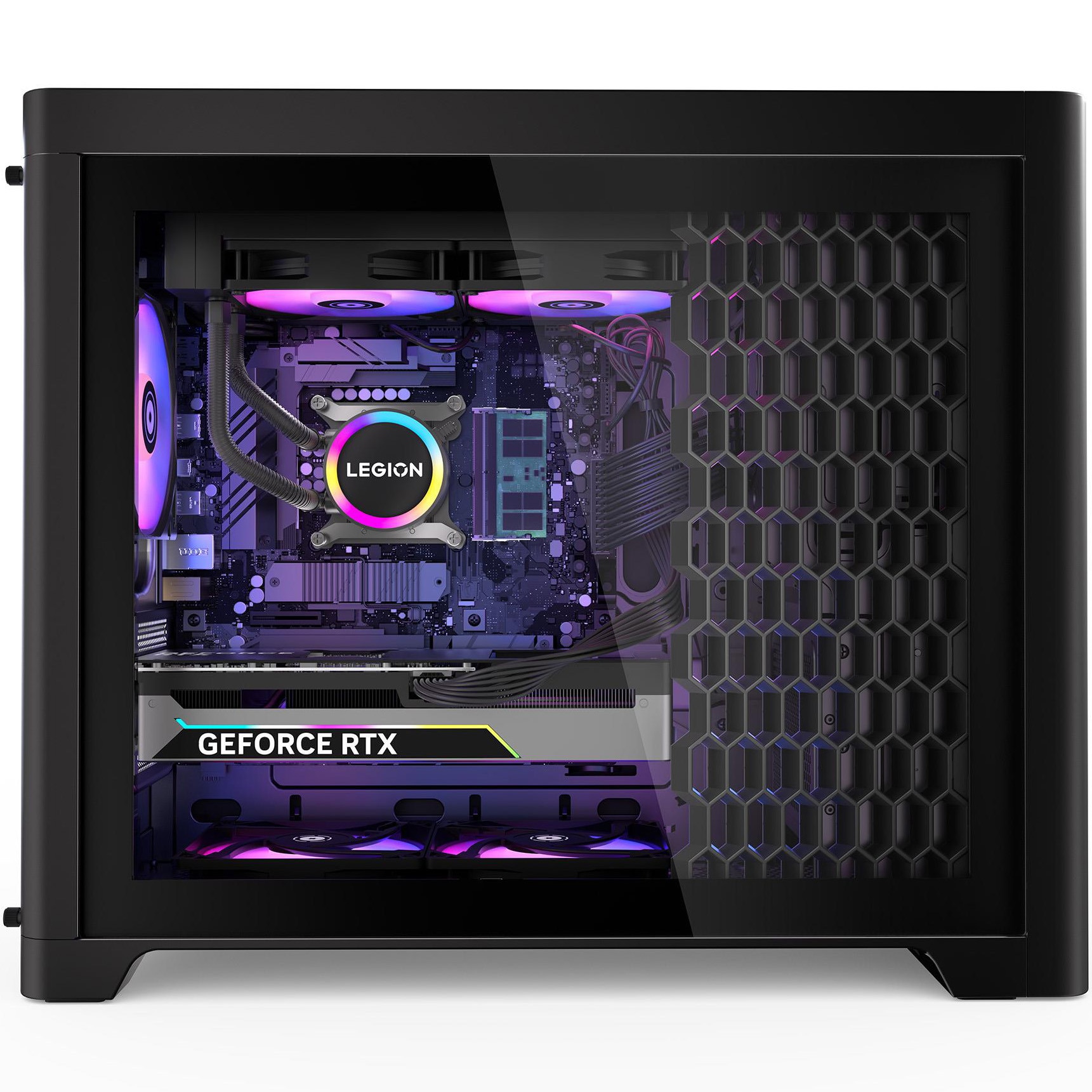 Sistem Desktop PC Gaming Lenovo Legion T5 30IAX10 cu procesor