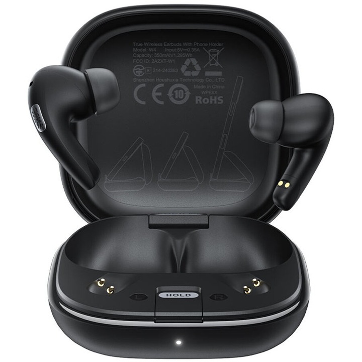 AceFast vezeték nélküli fülhallgató, in-ear, Bluetooth 5.4, 7 óra üzemidő, fekete