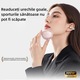 VeniSymlis® casti Bluetooth clip-on cu decor fluture, Bluetooth 6.0, incarcare rapida, carcasa incarcare 230mAh, autonomie totala 18 ore,, microfon HD, control tactil,, pentru sport, universale, culoare Roz