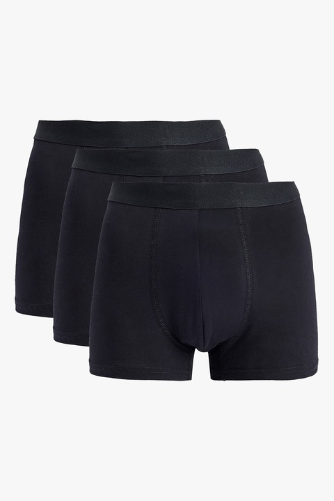 KOTON, Set de boxeri din amestec de bumbac - 3 perechi, Negru