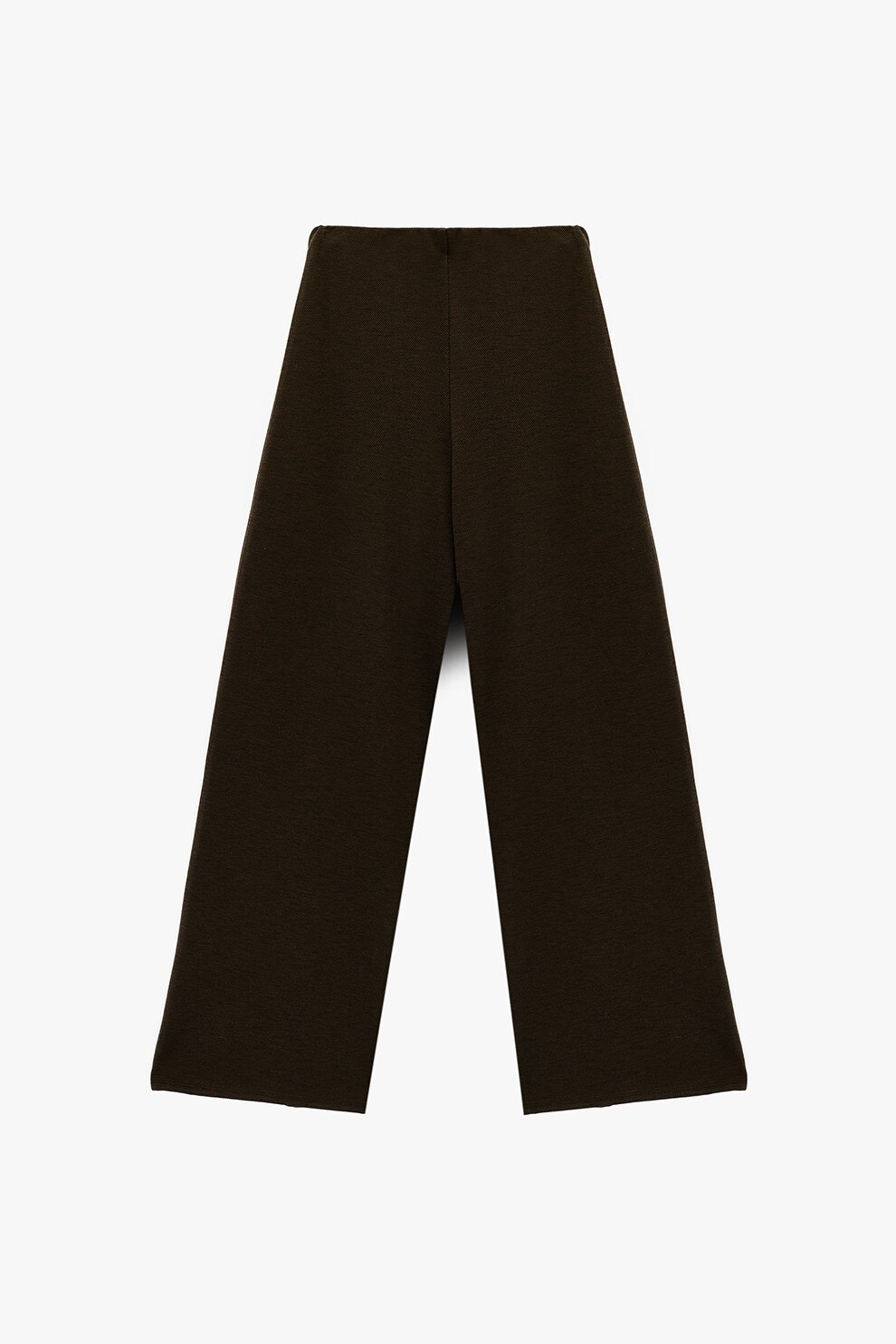 KOTON, Pantaloni uni cu croiala ampla, Maro inchis, L