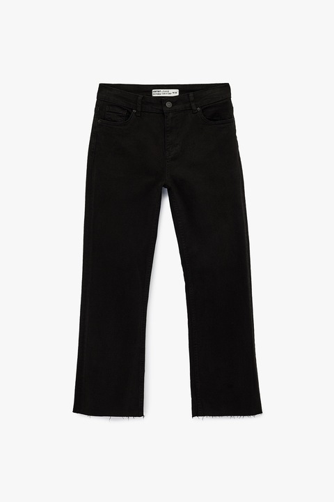 KOTON, Blugi regular fit cu buzunare, Negru