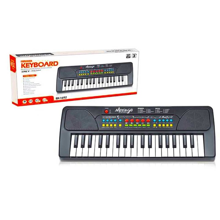 Orga Cu Baterii + Microfon, 37 clape