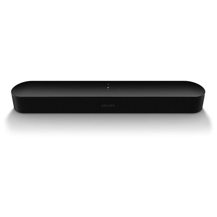 Bara de sunet Sonos Beam (Gen 2), wireless, neagră, fără subwoofer