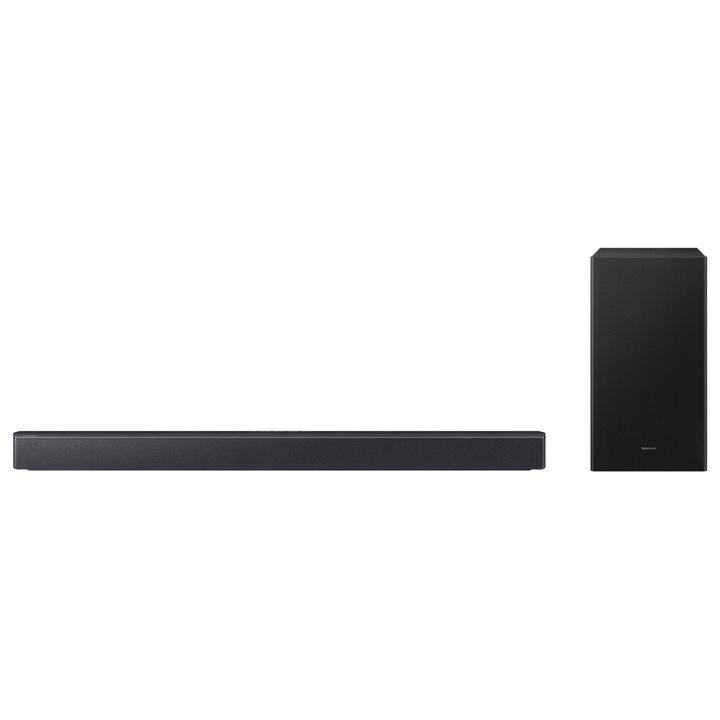 Bară de sunet Samsung HW-B460 cu subwoofer wireless, 2.1 canale, sunet adaptiv, 6.5"