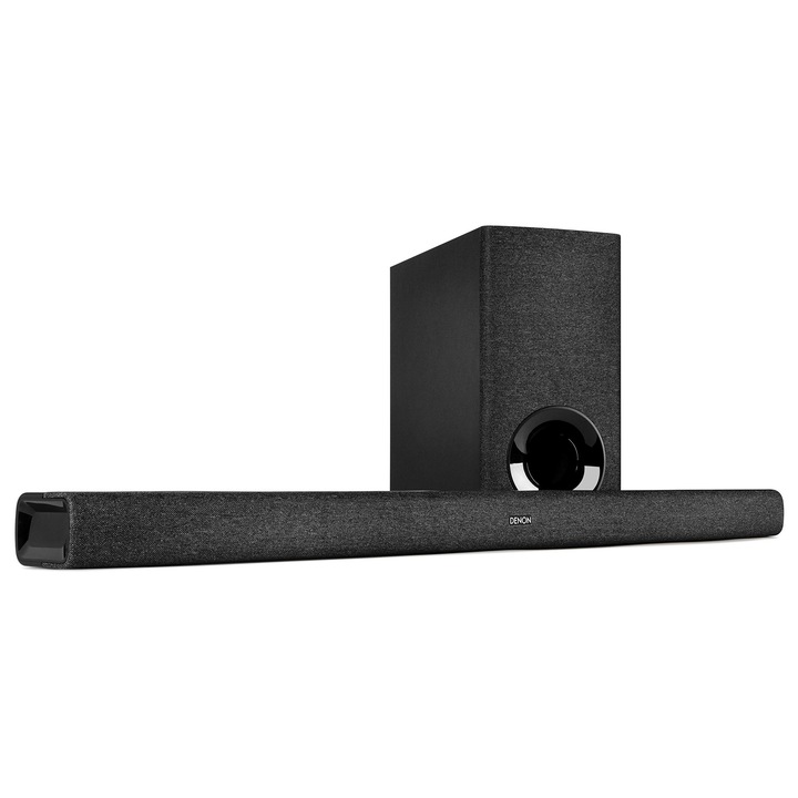 Soundbar Denon DHT-S416 2.1 cu subwoofer wireless, negru
