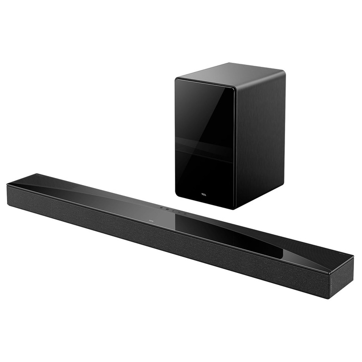 Bara de sunet TCL Q75H, 5.1.2 canale, 620 W, Bluetooth, montabilă pe perete