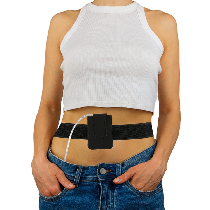 Centura pentru pompa insulina JOVYNEX ajustabila, confortabila, negru, universal