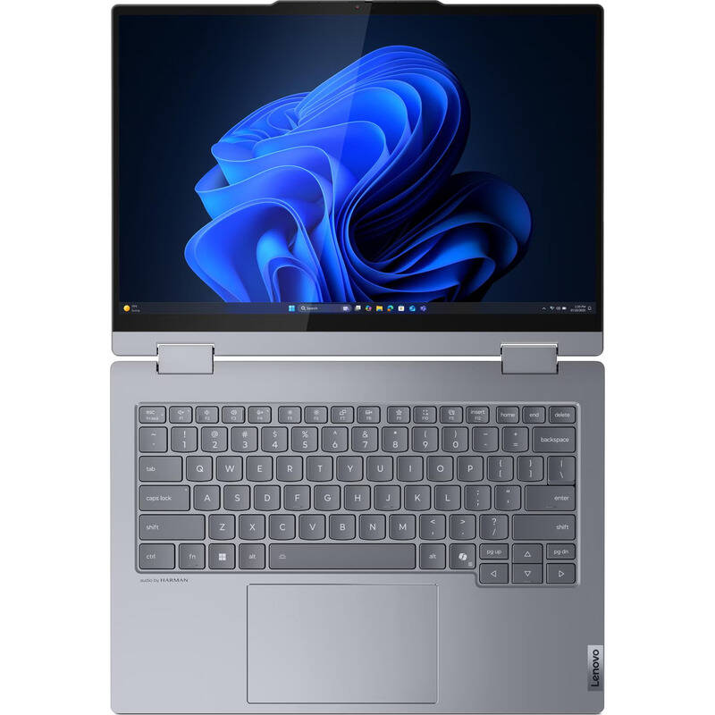 Laptop Lenovo ThinkBook 14 2-in-1 G5 WUXGA 14 inch Intel Core Ultra 7 255U 32GB 512GB SSD Windows 11 Pro Luna Grey