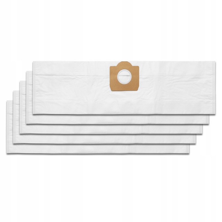 Set de saci filtranti din fleece pentru aspiratoare Karcher WD3, MV 3, SE4001, WD 2 Plus, KWD V-17/V-15/V12, rezistenta mare, capacitate umeda si uscata