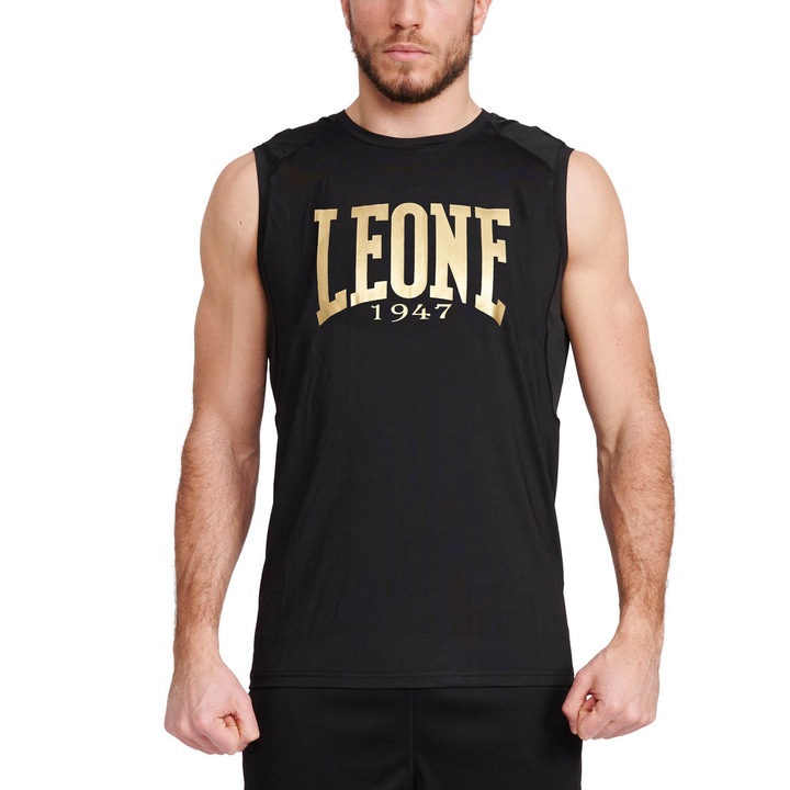 Tricou sport Leone1947, DNA, negru, Negru