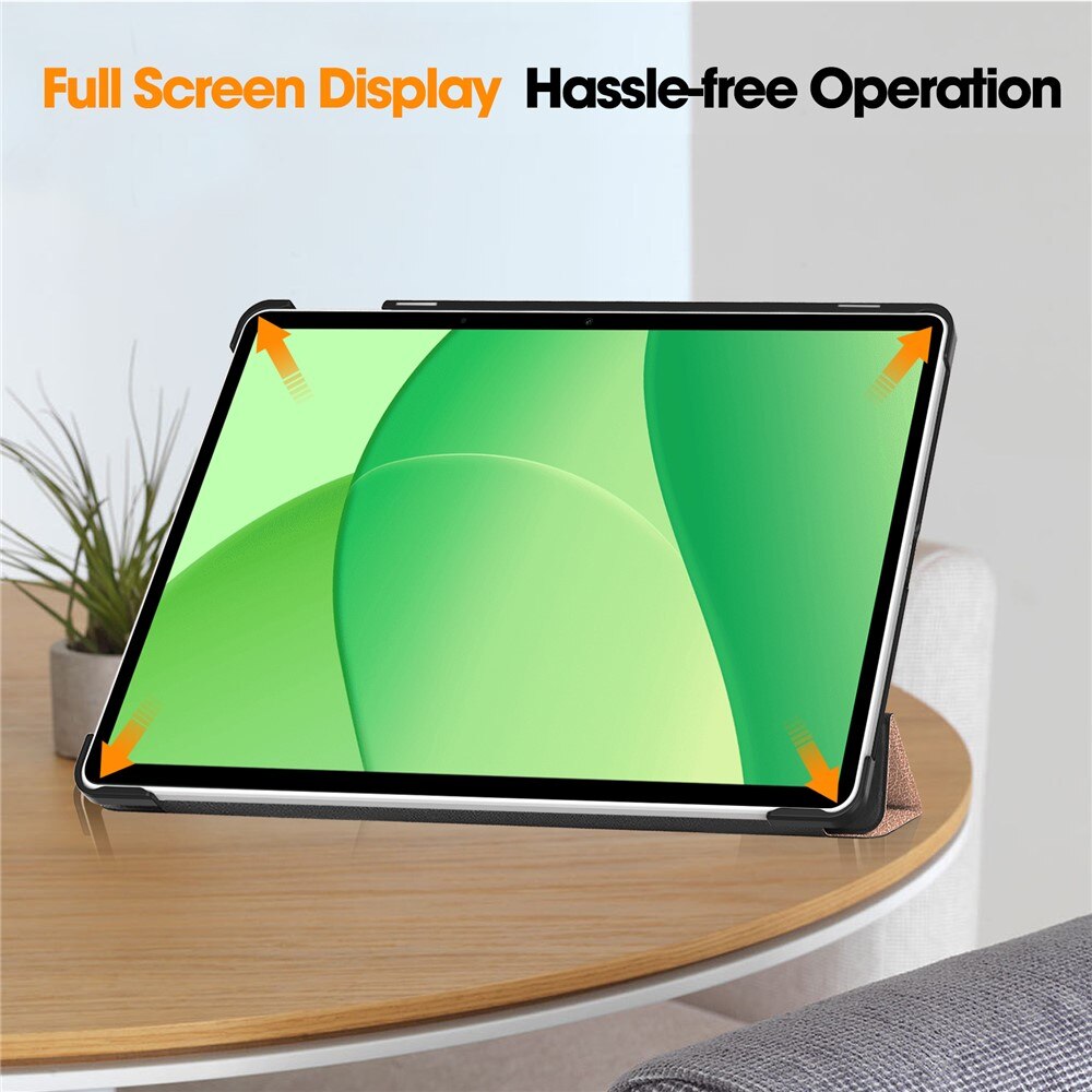 Husa pentru tableta Oppo Pad SE 11" / OnePlus Pad Lite, Accesorio Fold Pro, Rose Gold