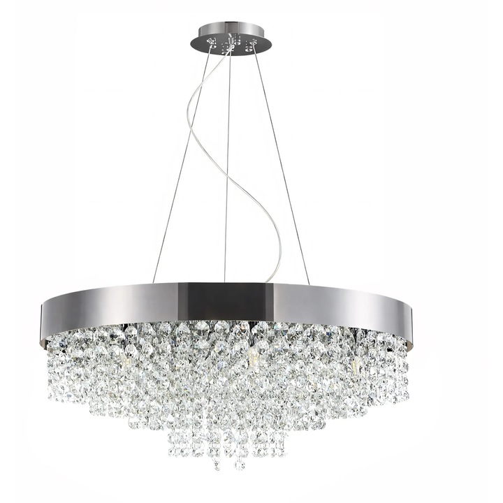 Toolight lampa de tavan suspendata APP1786-16CP, Crom, 60x60x4cm