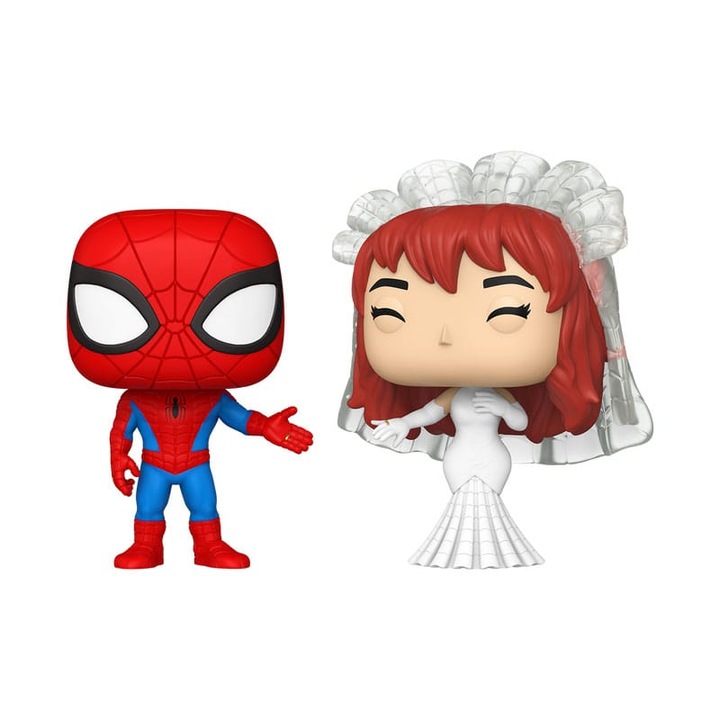 Комплект фигурки Funko POP! Spider-Man и Мери Джейн, 9.2см, многоцветни