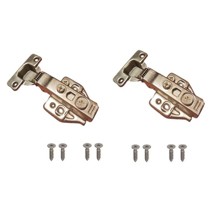 Set 2 balamale cu amortizare Silent Pro, reglaj 3D, 35mm