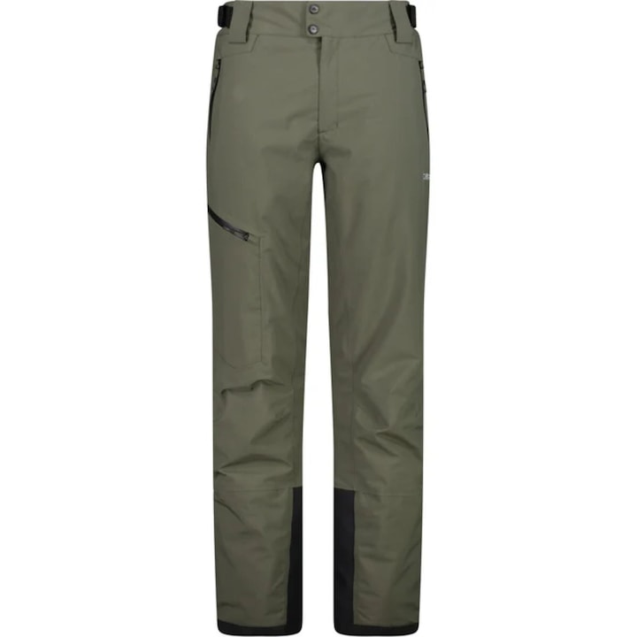 Pantaloni schi barbati CMP, Kaki, 48, Mechanical Stretch, impermeabili, respirabili