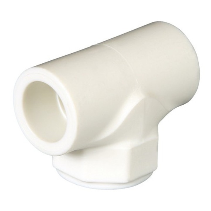 Element T/ Teu PPR cu filet metalic interior 20x1/2”x20