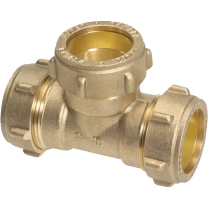 Element T/Teu compresie cu inel din alama 22 mm