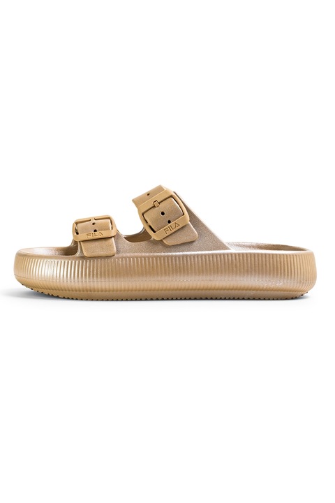 Fila, Vastag talpú csatos papucs, Aranyszín, 40