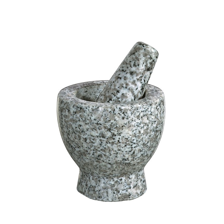 Mozdzierz granitowy Cilio, 9,5cm, 1,3kg, suprafata texturata