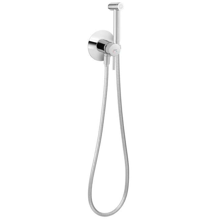 Baterie bidet submontata NOVASERVIS Ciriculus, crom, design modern, dimensiuni compacte