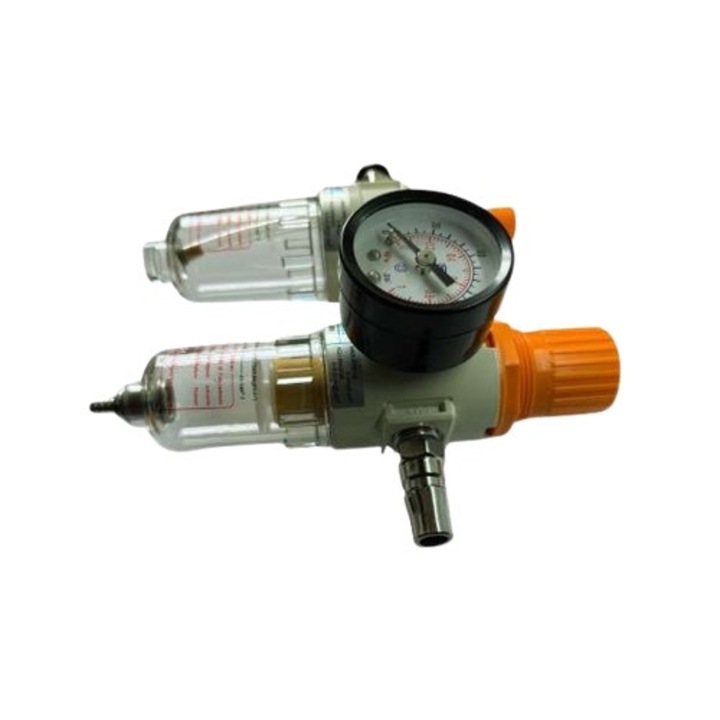 Unitate de service pentru aer comprimat, AZ, tip F, 3 în 1, diametru conexiune 8mm, 15, 5x14, 5cm