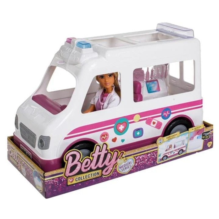 Papusa Medic cu Ambulanta Sunet & Lumina