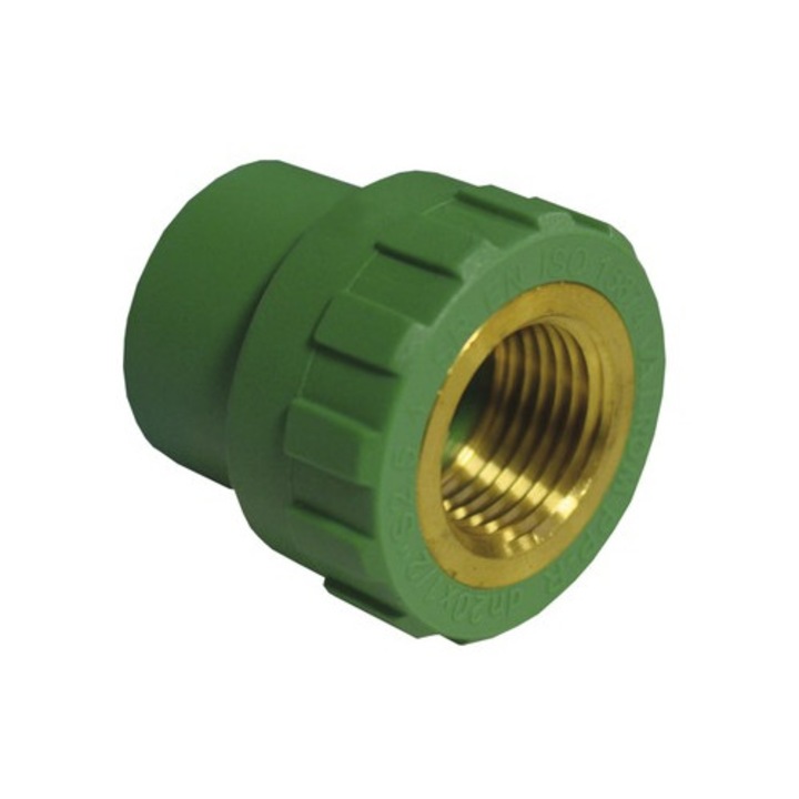 Racord PPR verde 25x1/2” FI