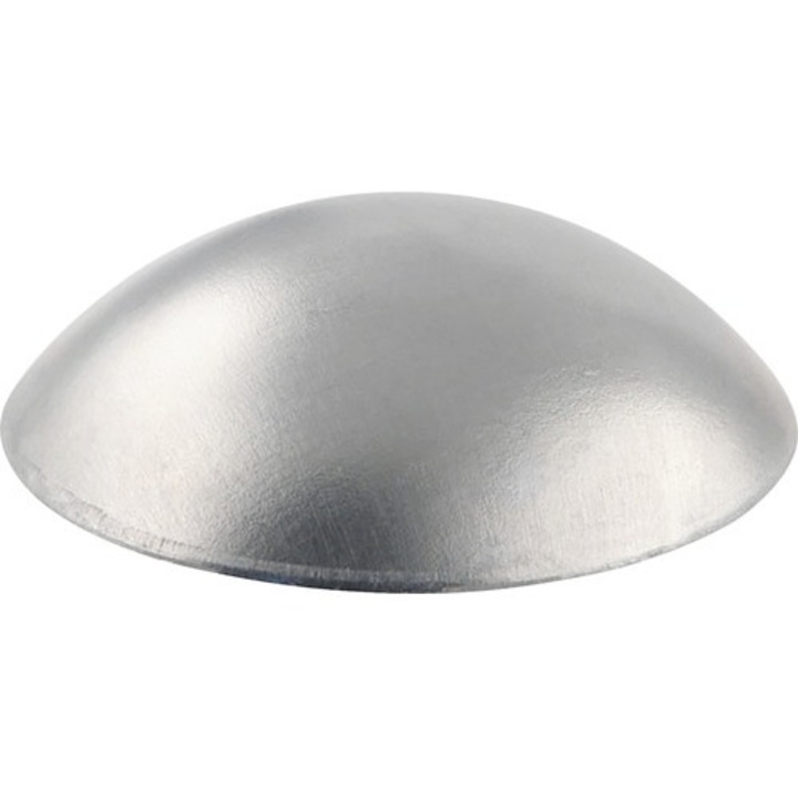 Metaldesign kerek fém kupak, Ø48 mm, csövekhez